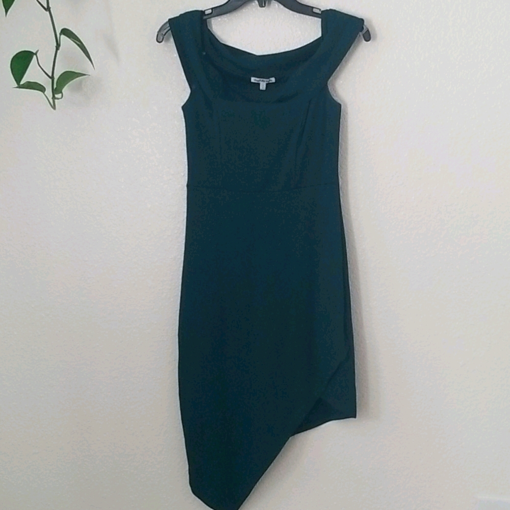 Emerald cocktail dress